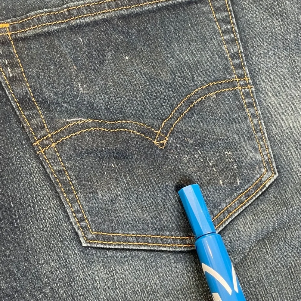 Levi Strauss 541 Athletic Taper Mens Blue Denim Jeans‎ 46x30 Inseam 28